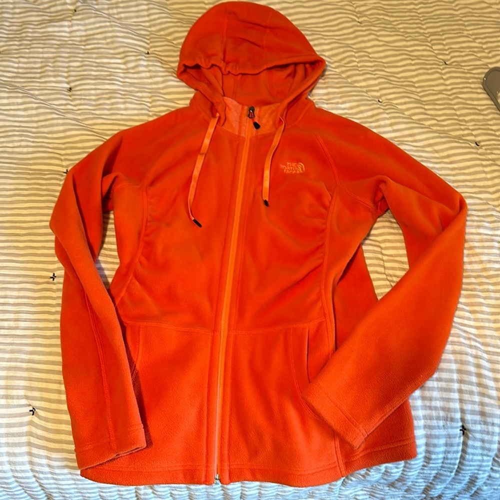 Womens fleece North Face zip up hoody